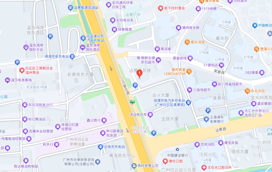 公司位置示意图