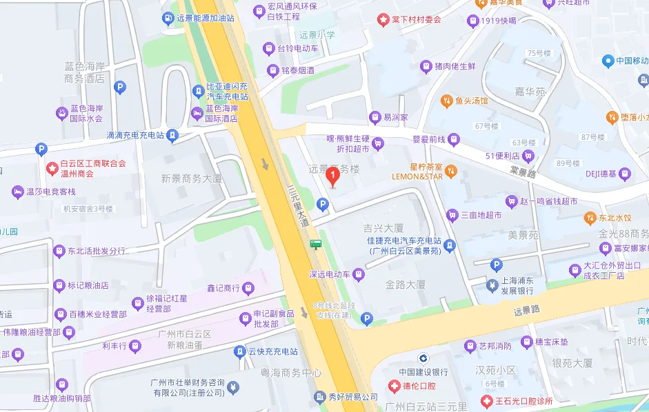 公司位置示意图